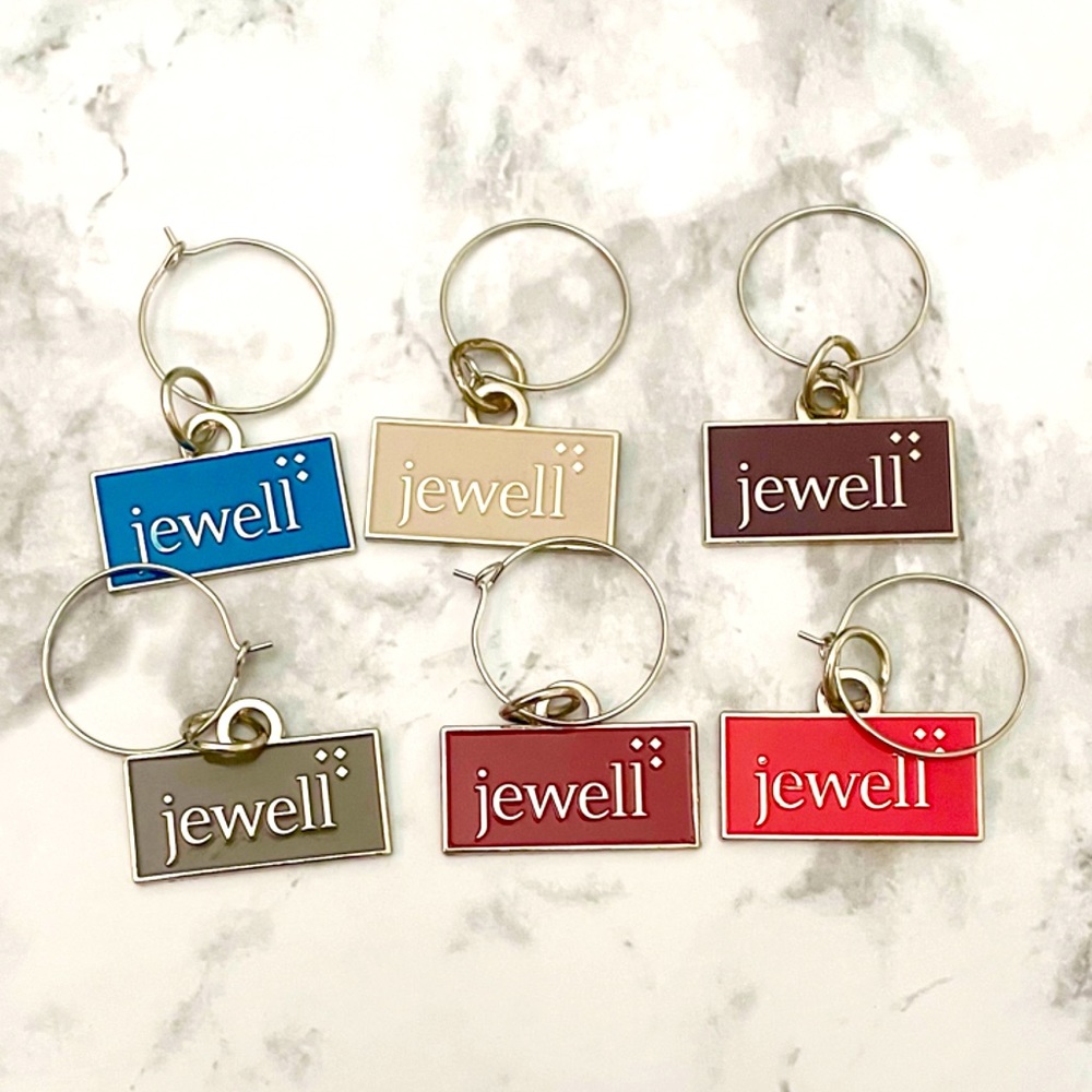 Jewell Wine Glass Charms - tk